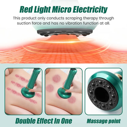12 Gear Intelligent Suction Medical Cupping Set Beauty Massager Glass Jars anti Cellulite Cupping Vacuum Slimming Guasha Massage