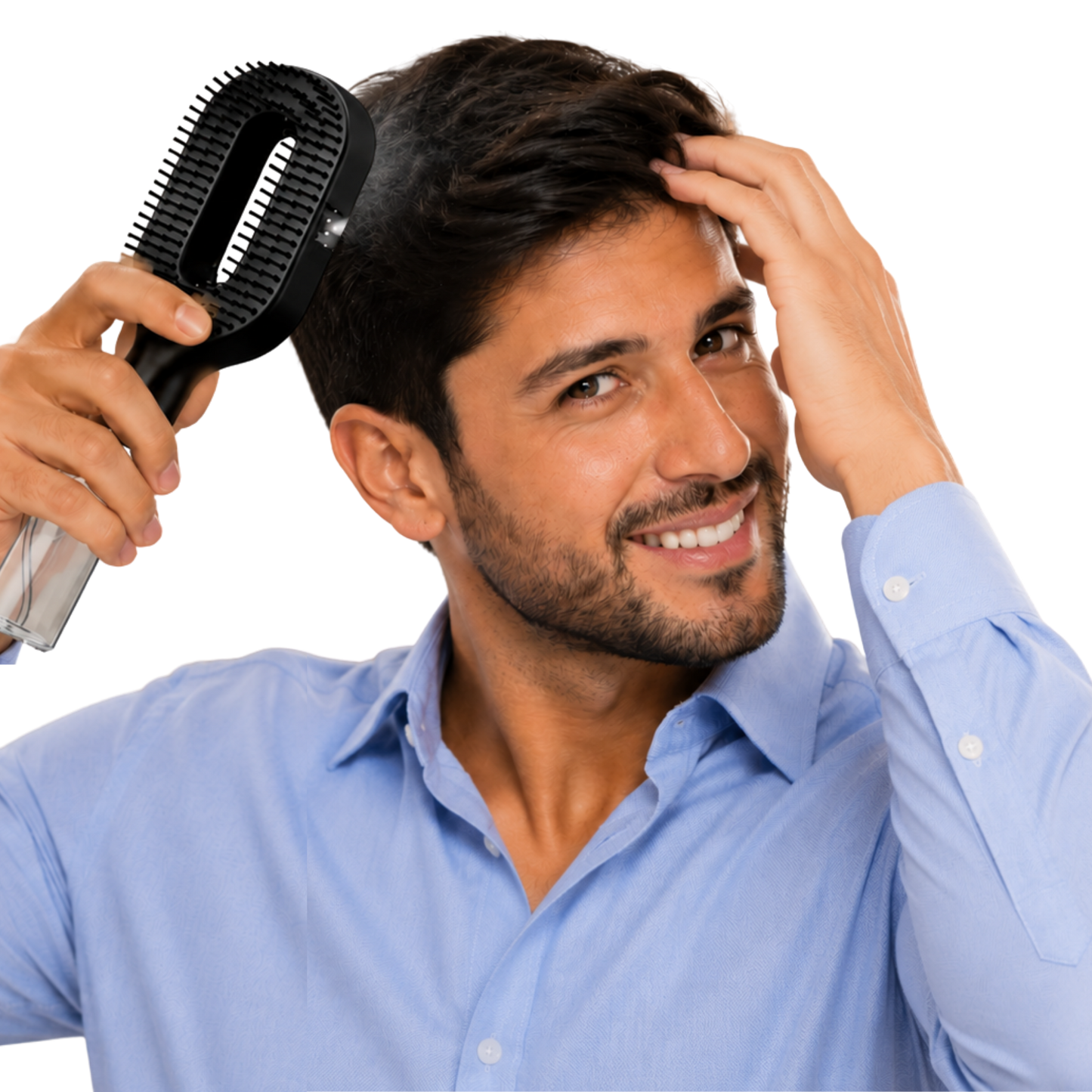 2-in-1 Brush - Smooth and tangle-free hair in minutes ✨
